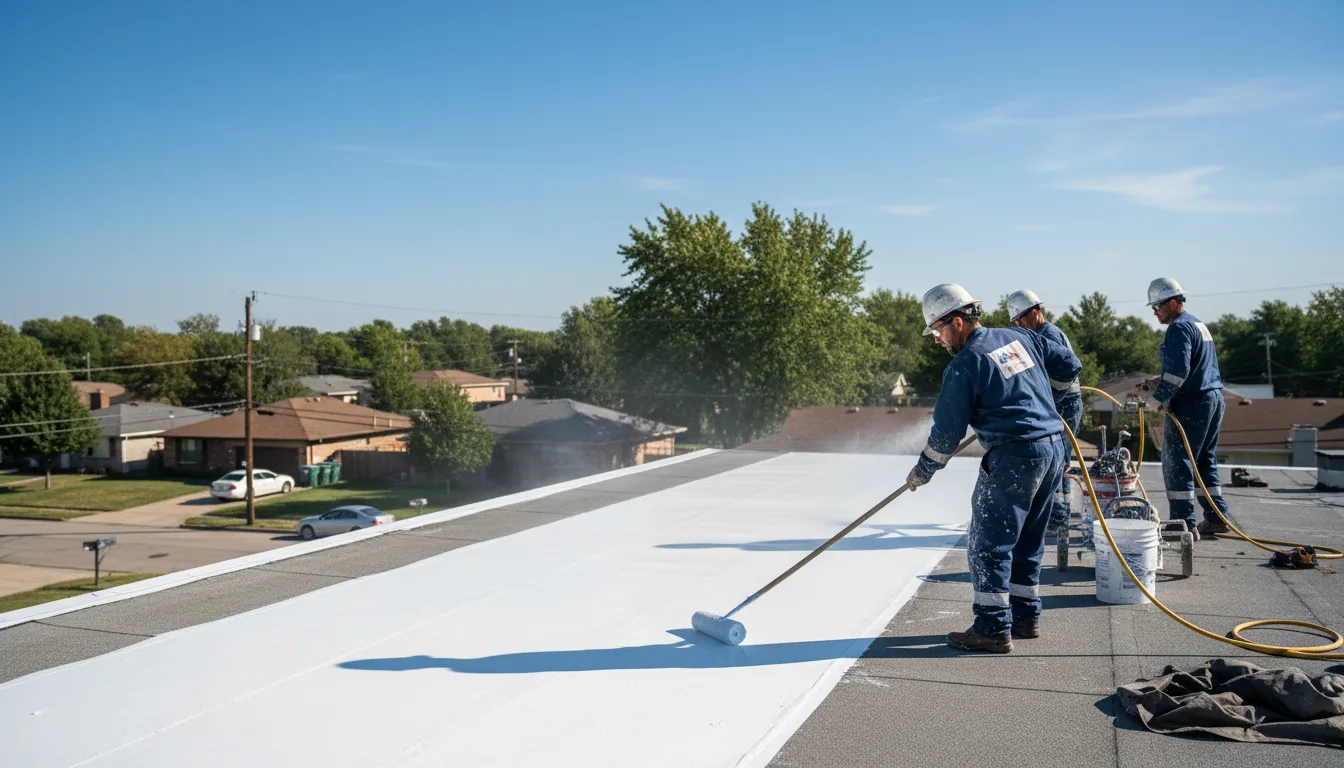 Commercial roof coating in Lehigh, KS near me